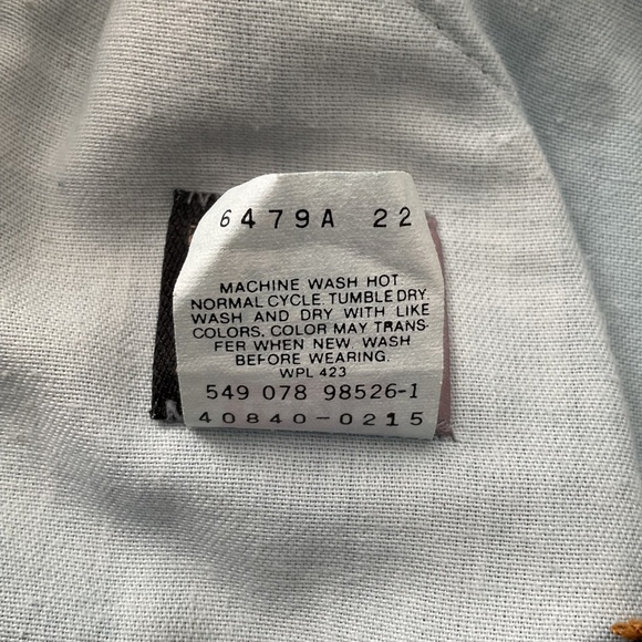 VTG Levis Two Horse Brand Leather Tab Blue Denim Jeans Mens 42 x 32 Made in USA - Picture 11 of 15